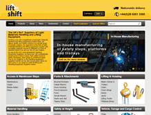 Tablet Screenshot of lift-n-shift.com